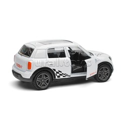 Белая инерционная машинка Хэтчбэк die-cast,1:32, открывающиеся двери