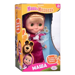 Кукла Маша "Маша и Медведь" 25 см, озвуч, в коробке