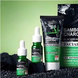 Набор от черных точек с бамбуковым углем ZOZU