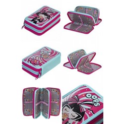 Пенал 6-ти ств. 190х110 мм "Сладости" с табл.умножения (078298) 40102 Хатбер