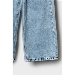 Брюки текстильные джинсовые для девочек PLAYTODAY, 1240004