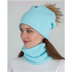 Манюня мерлушка Комплект (колпак+снуд) (56-59)