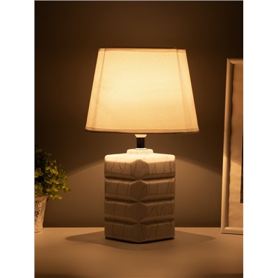 Лампа настольная RISALUX «Луминель» E14, 1×40 Вт, белая