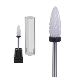 Nail Art Фреза керамическая пламя, черный KRISTALLER, 1107394