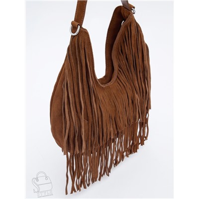 Сумка женская кожаная 5812P brown Polina&Eiterou