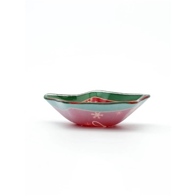 Соусник новогодний стеклянный «Счастливого нового года», 10.8×10.3 см, 80 мл