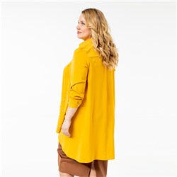 Туника, текстиль, горчичный