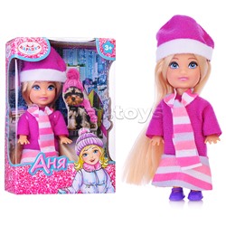 Кукла Анечка 12см, с аксессуарами, в коробке