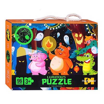 Пазл "Ночные приключения" светится в темноте (96 дет.)