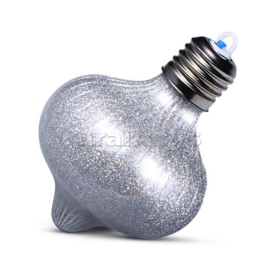 Набор новогодних украшений "Блестящий фонарик" (4шт х 10см)