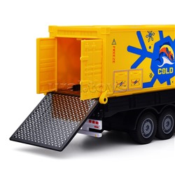 Машина "Фура - авторефрижератор 2"  (свет,звук) в коробке