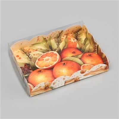 Коробка для печенья «Новогодние Подарки», 14×10.5×2.5 см, Новый год