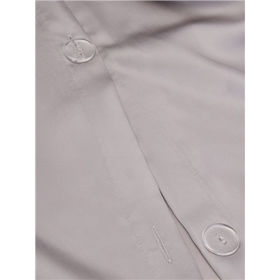 Пододеяльник 2-спальный SL Home Tencel, 180×220 см, серый, тенсель