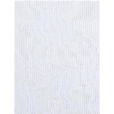 Тюль на кухню без шторной ленты, размер 170×140 см, цвет белый, 100% полиэстер