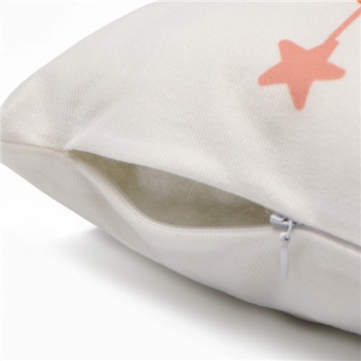 Подушка декоративная «Этель. Солнышко», 30×30 см, велюр