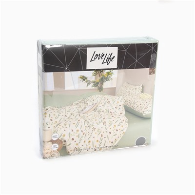 Постельное бельё 2-спальное LoveLife «Лето» Soft, сатин