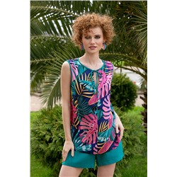 Комплект Mia Cara SS23WW364 Zanzibar бирюзовый /SS23WW381 Zanzibar бананы