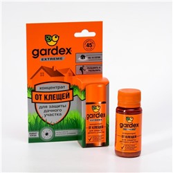 Концентрат для защиты дачного участка от клещей "Gardex Extreme", флакон, 50 мл