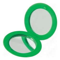 Dewal Beauty Зеркало косметическое карманное круглое / Комфорт DBK2706, зеленый, 60 мм 1653