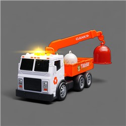 Машина "Кран" 1:32 (свет. Звук) в коробке