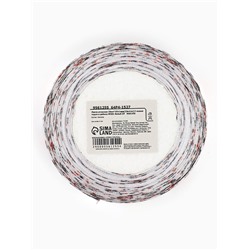 Лента атласная «С Новым годом!», 25 мм, 23±1 м, белая