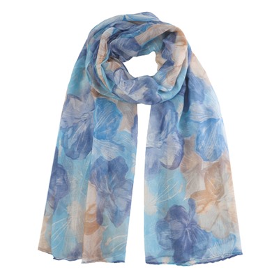 Палантин Т4-65 цветы