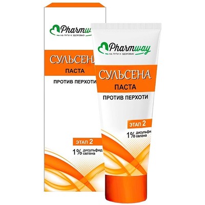 СУЛЬСЕНА Паста против перхоти 1%, 75 мл. в коробке/8