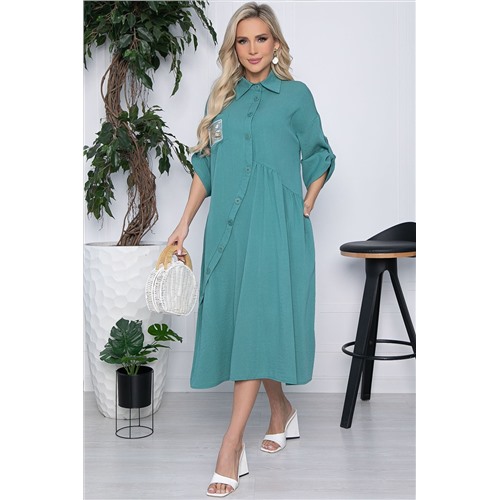 Платье Индира (малахит ХИТ) П10541 Размер 54 можно и 56 померить