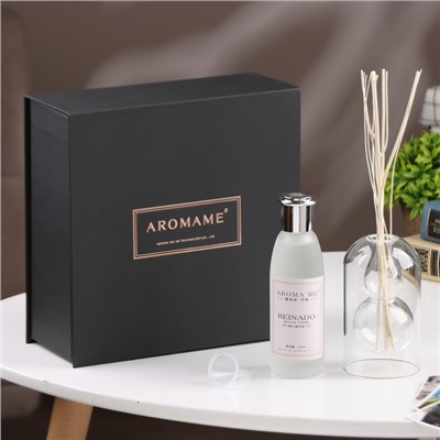 Диффузор ароматический в подарочной упаковке Aromame, английская груша и фрезия, 120 мл