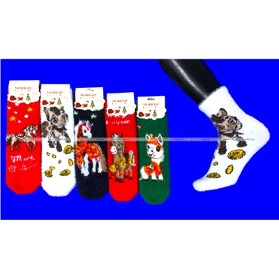 MORRAH носки подарочные НОРКА КАШЕМИР Символ 2026 года арт. 2659