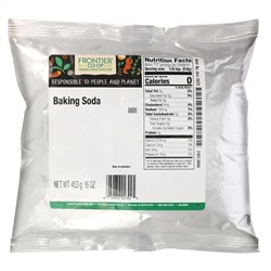 Frontier Natural Products, пищевая сода, 453 г (16 унций)