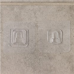 Ёршик для унитаза Доляна «Лилу», настенный, силиконовый, 4.3×9.5×36 см, белый