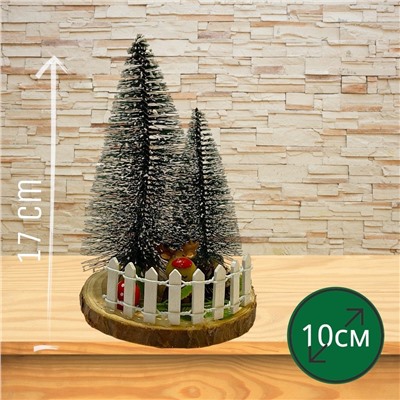 Инсталяция, новогоднее укаршение, подарок 17смХ10см