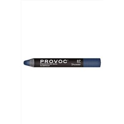 Provoc Тени-карандаш водостойкие, №07 / Eyeshadow Gel Pencil, сапфировый шиммер KRISTALLER, 1130450