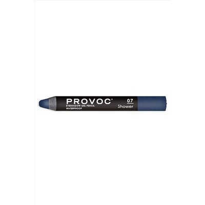 Provoc Тени-карандаш водостойкие, №07 / Eyeshadow Gel Pencil, сапфировый шиммер KRISTALLER, 1130450