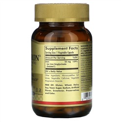 Solgar, Gentle Iron, 25 мг, 90 растительных капсул