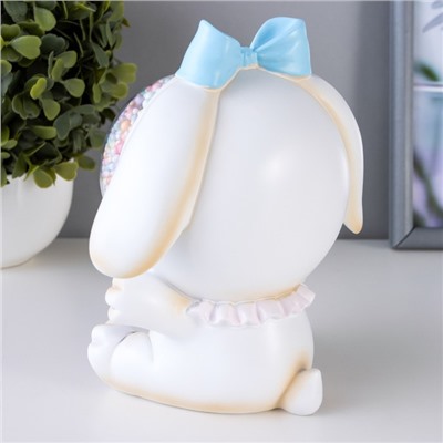 Фигурка светящаяся RISALUX «Зайка», LED-ночник, от батареек, бежевый, 9×14×14 см