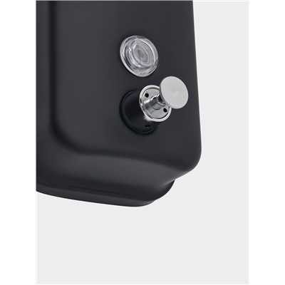 Диспенсер для жидкого мыла Stölz, механический, 800 мл, нержавеющая сталь, чёрный