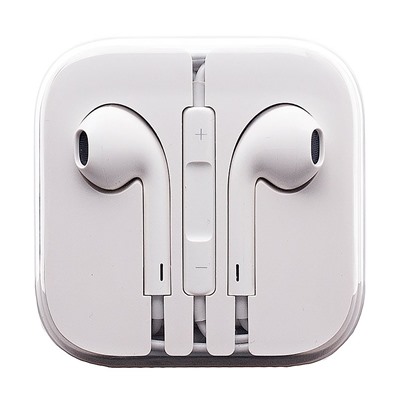 Проводные наушники с микрофоном вкладыши ORG MD827ZM/A Jack 3,5 (A) (white)
