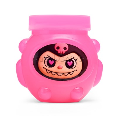 Слайм "Стекло" розовый неон, 240 гр