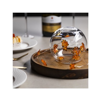 Гирлянда «Нить» 2 м роса с насадками «Олень», IP20, серебристая нить, 20 LED, 2 режима, батарейка ААх2 (нет в комплекте), свечение тёплое белое