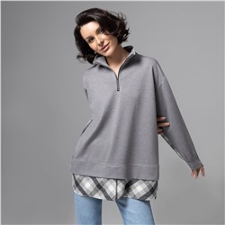 Свитшот комбинированный, Путешествие начинается (пасмурное небо)