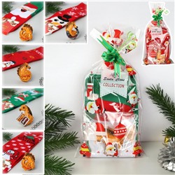 Подарочный набор Новогодний № 28 /25339-1/ Носки + магнитик ЛОШАДЬ /