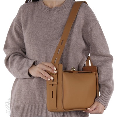 Сумка женская кожаная 2060VG l.brown Vitelli Grassi