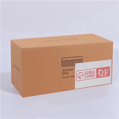 Органайзер для хранения, с крышкой, 3 секции, 21×8×9 см, цвет белый, розовое-золото