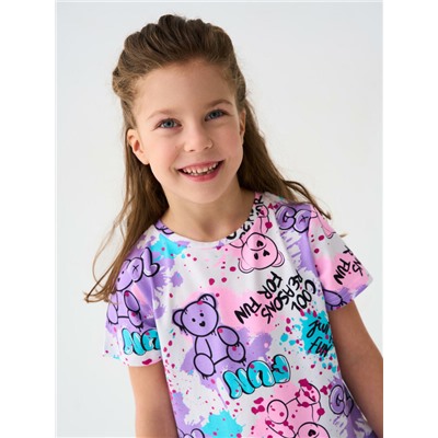 Платье трикотажное для девочек