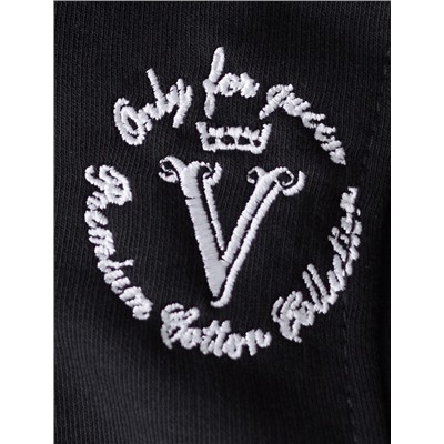 Джемпер с воротом на молнии из премиального футера двухнитки с эластаном