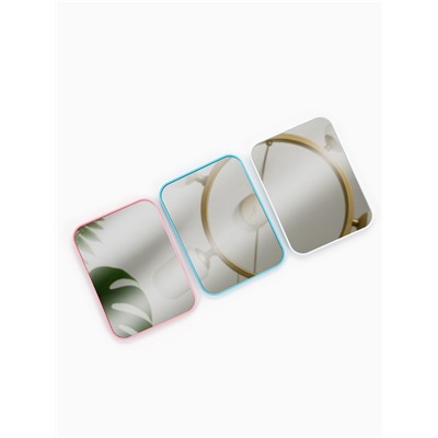 Зеркало настольное, прямоугольное, 11.5×15.5×1.2 см, МИКС