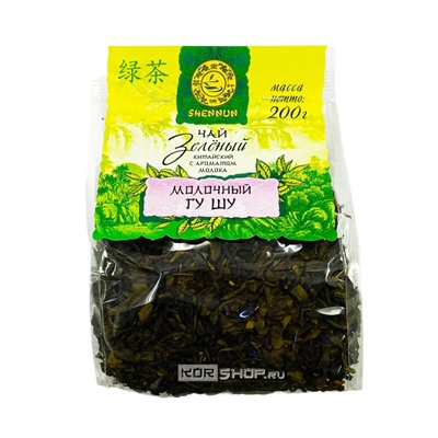 Зеленый чай Молочный Гу Шу Shennun, Китай, 200 г