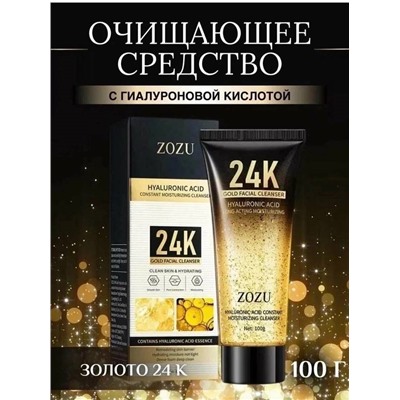 Пенка для умывания лица 24K